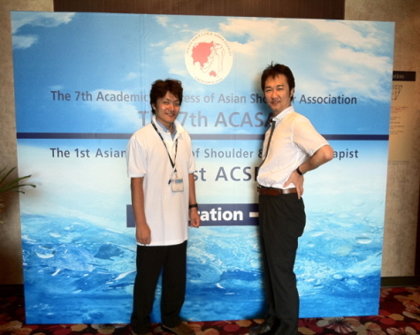 受付会場での記念撮影