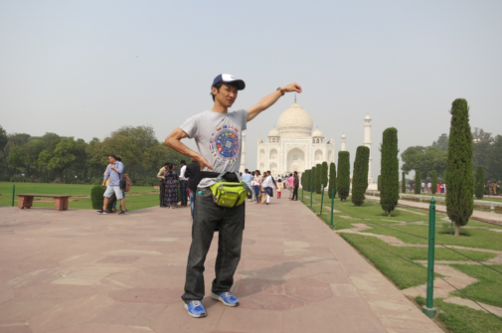 タージマハールにて
