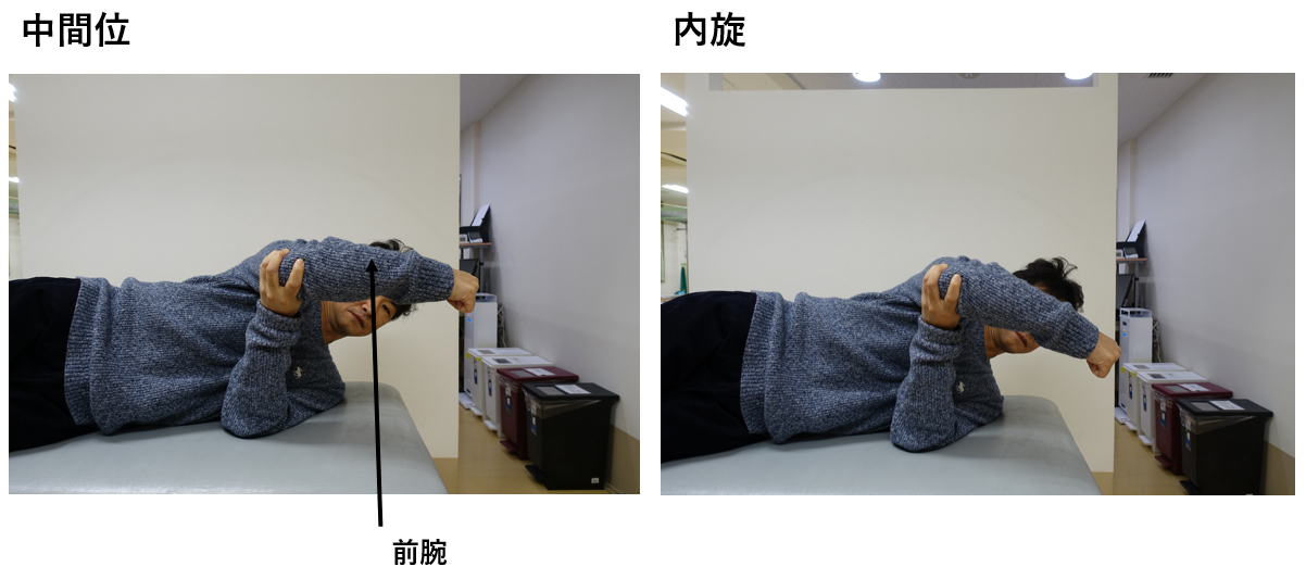 中間位・内旋